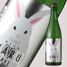 画像2: 寒紅梅 うさぎラベル 純米吟醸 HARU酒 720ml (2)