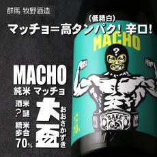 画像3: 大盃 マッチョ - 純米 70％ 1800ml (3)