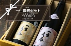 画像5: 一生青春セット  (日本酒 720ml2本 一生青春 大吟醸 純米吟醸 曙酒造) (5)